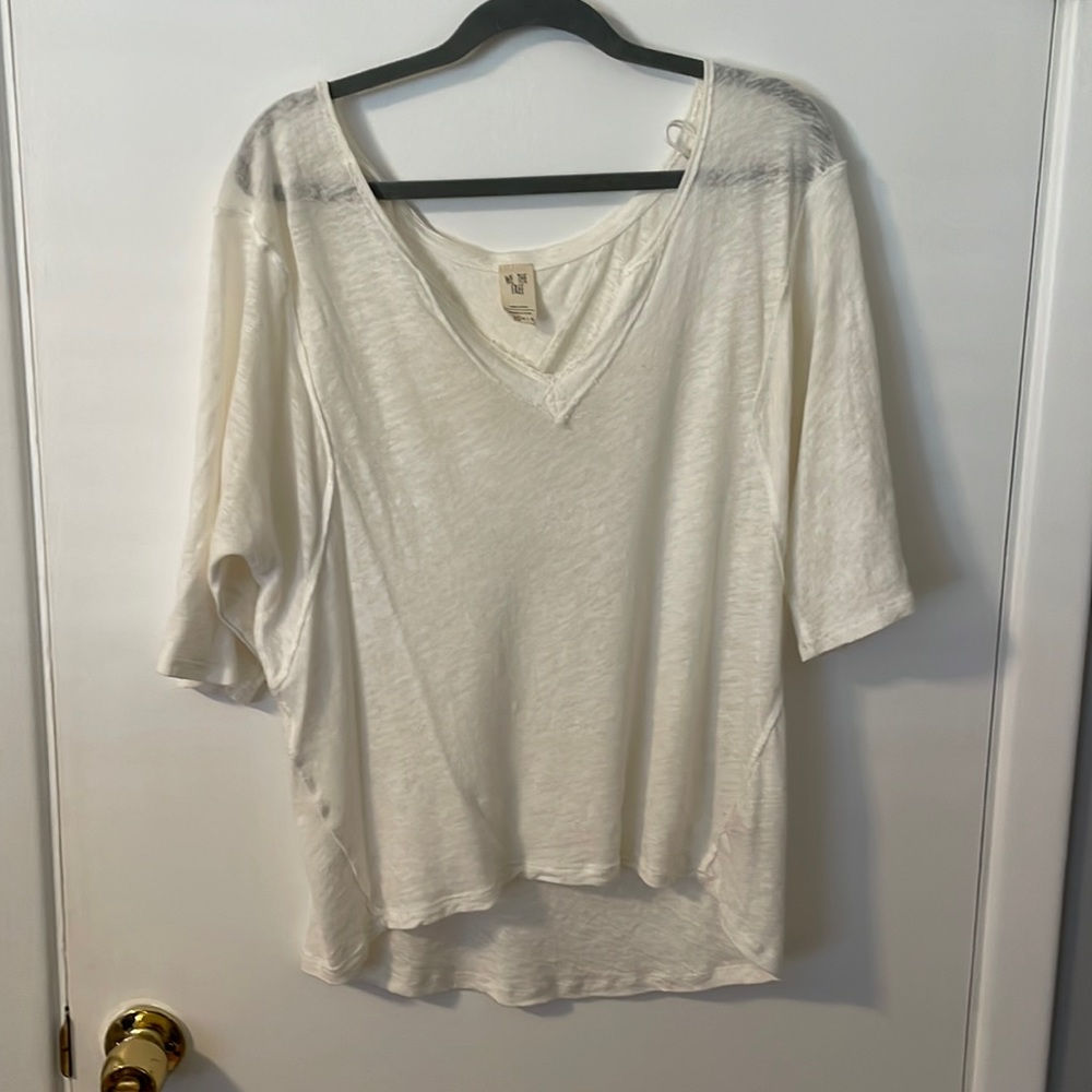 Free People white shirt
